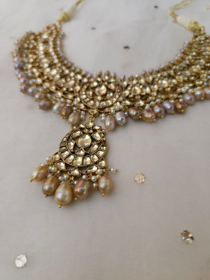Late 19th century crown necklace