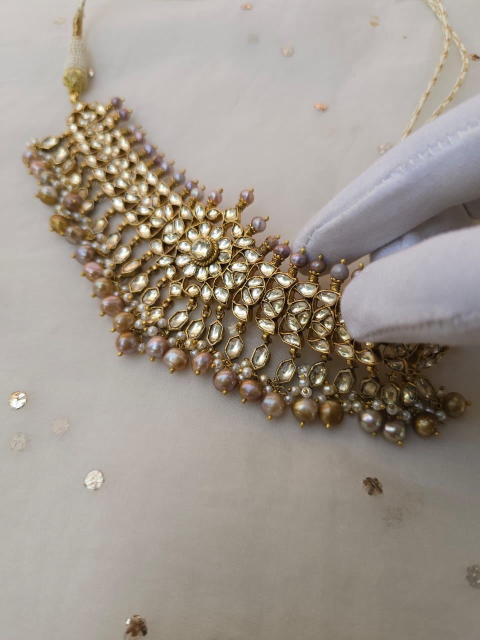 Meghdoot brilliant necklace