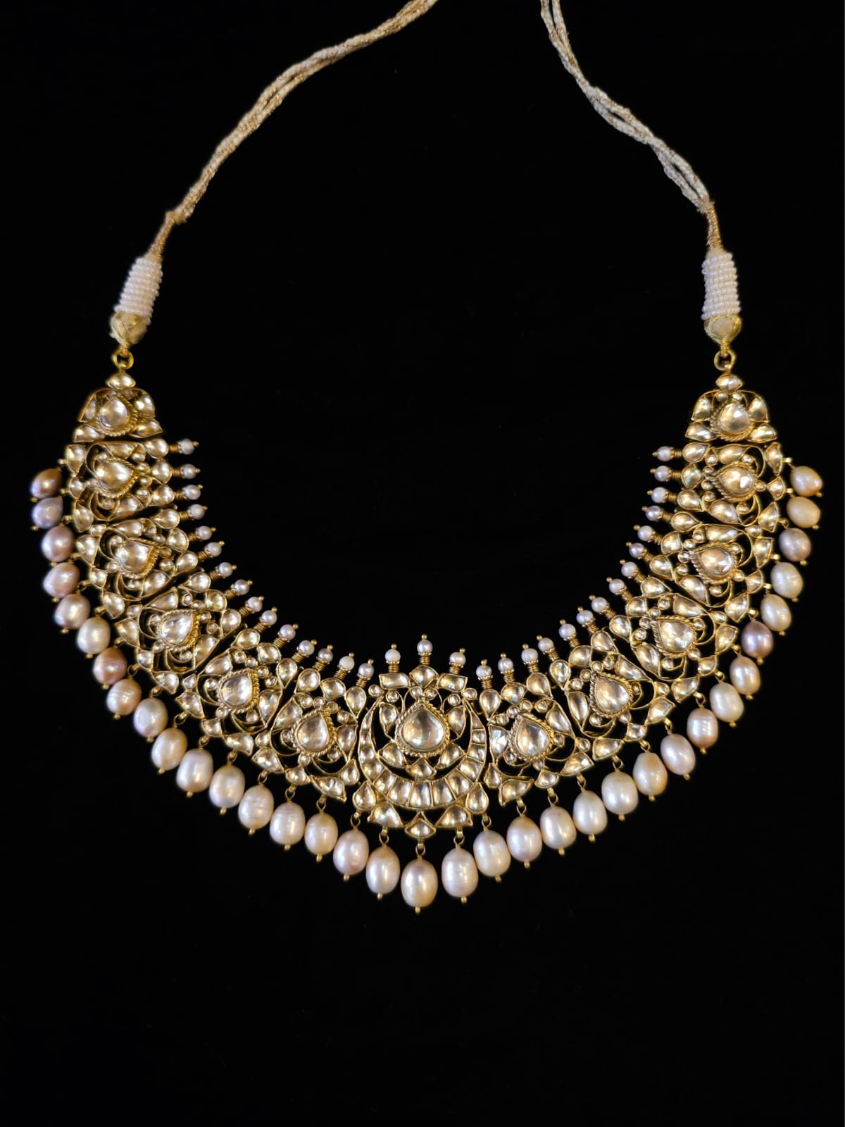 Queen of 19th century silver necklace