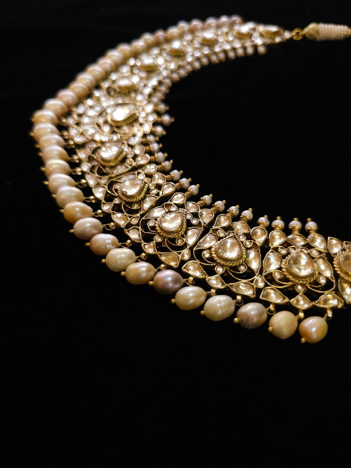 Queen of 19th century silver necklace