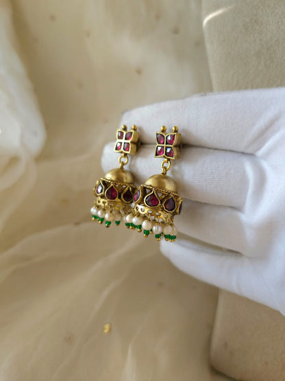 Amber rhodolite choker set