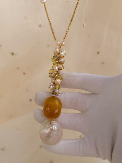 Ginkgo tokyo pearl necklace