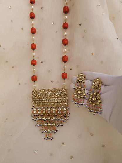 Sundareshwari meenakshi necklace set