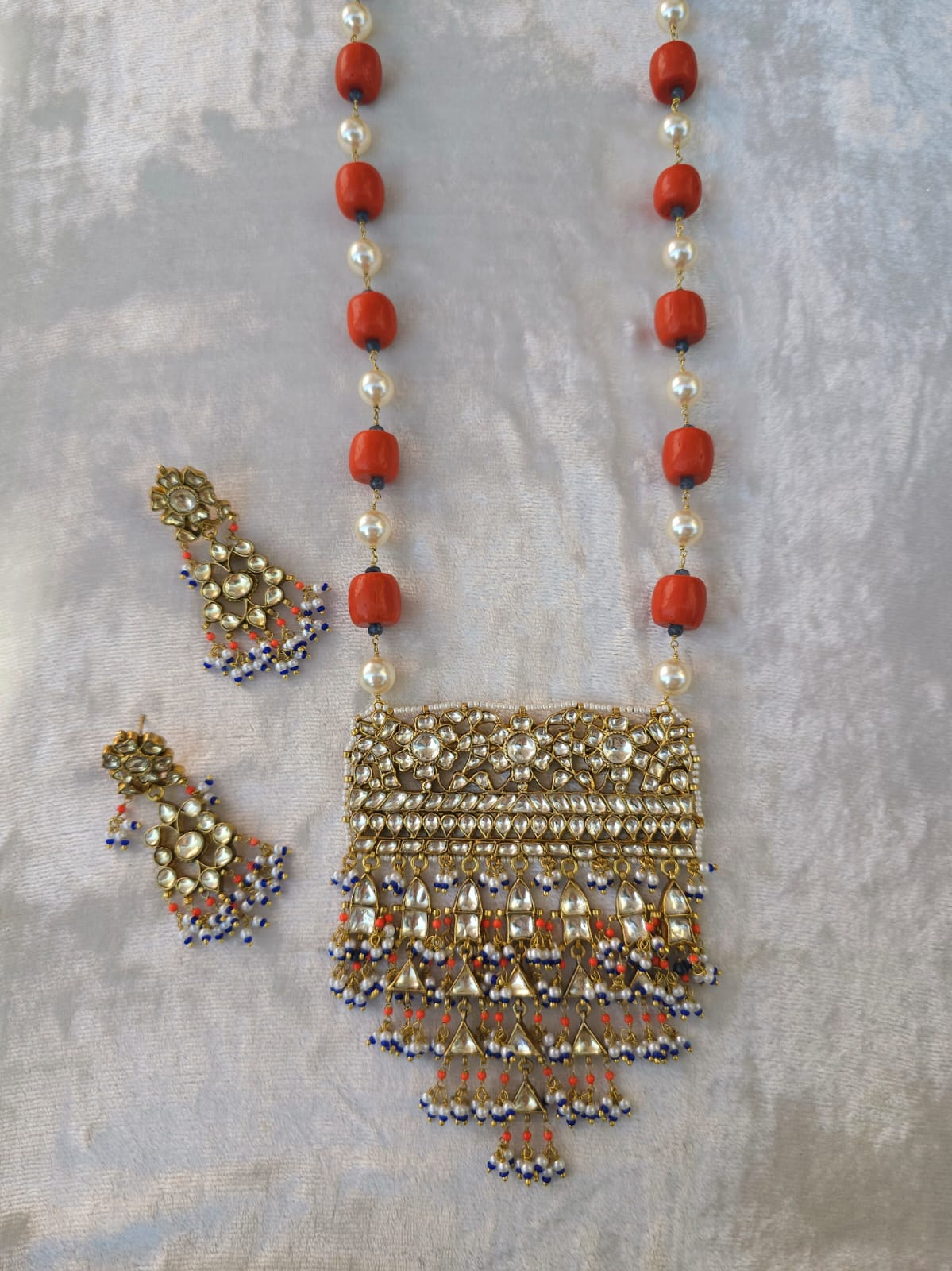 Sundareshwari meenakshi necklace set