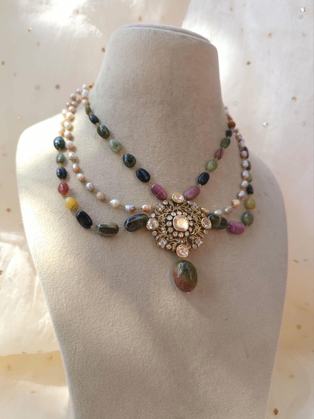 Nathdwara tourmaline necklace