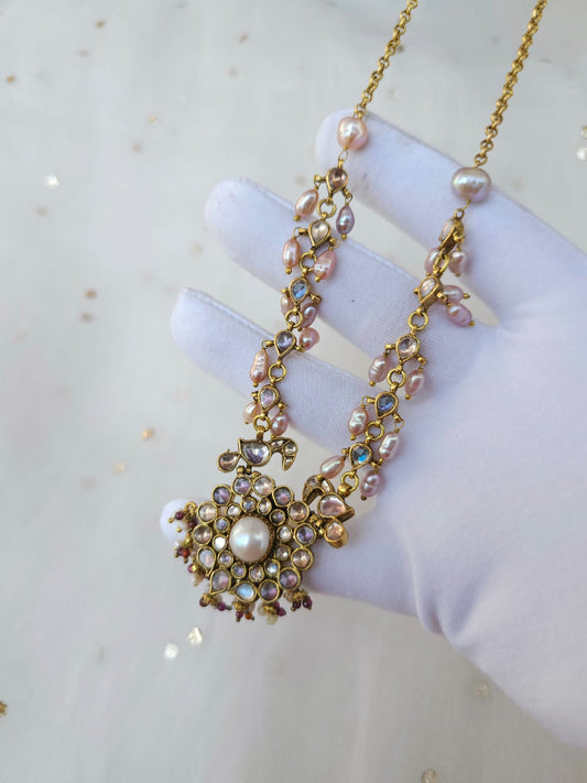 Sandhya jhanki pearl necklace