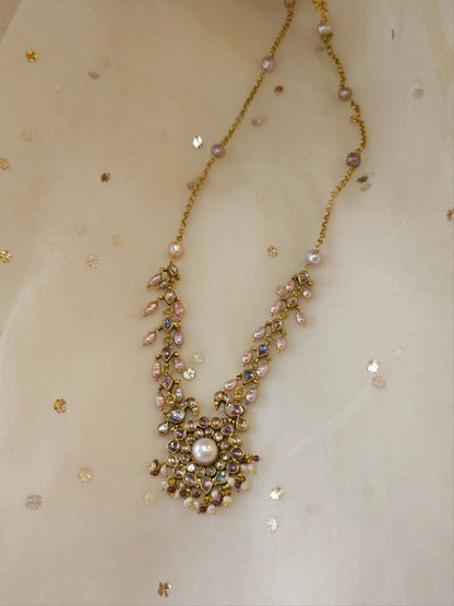 Sandhya jhanki pearl necklace