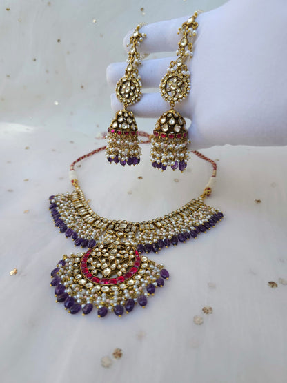 Shrinath ji amethyst necklace