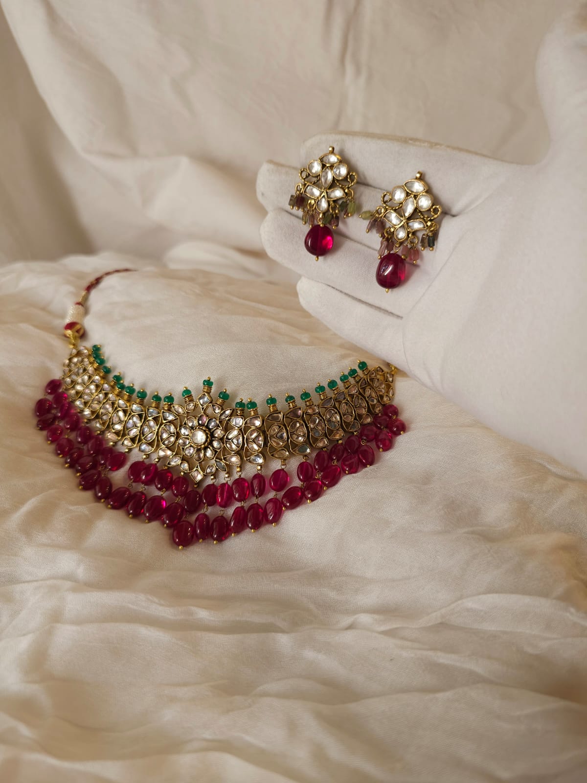 Ruh-kashmir queen necklace