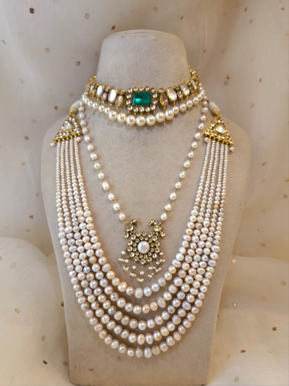 Sawai queen necklace set
