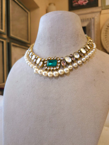 Sawai queen necklace set