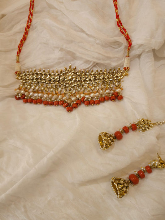 Sundareshwari meenakshi choker set
