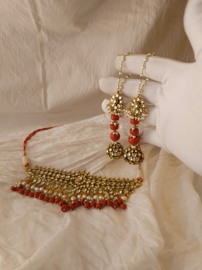 Sundareshwari meenakshi choker set