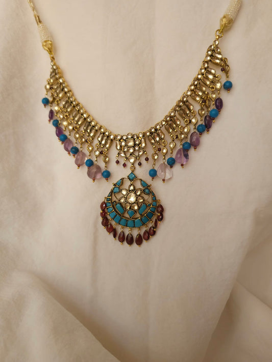 Gopgiri mahal lilac necklace