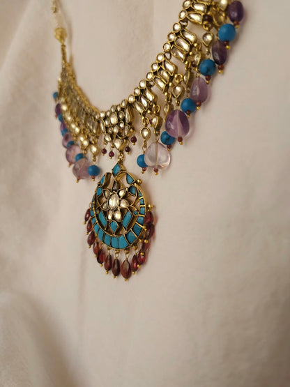Gopgiri mahal lilac necklace