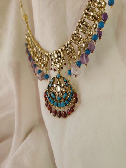 Gopgiri mahal lilac necklace