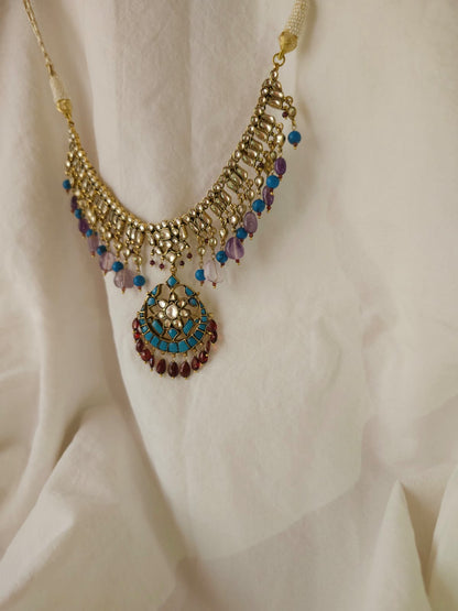 Gopgiri mahal lilac necklace