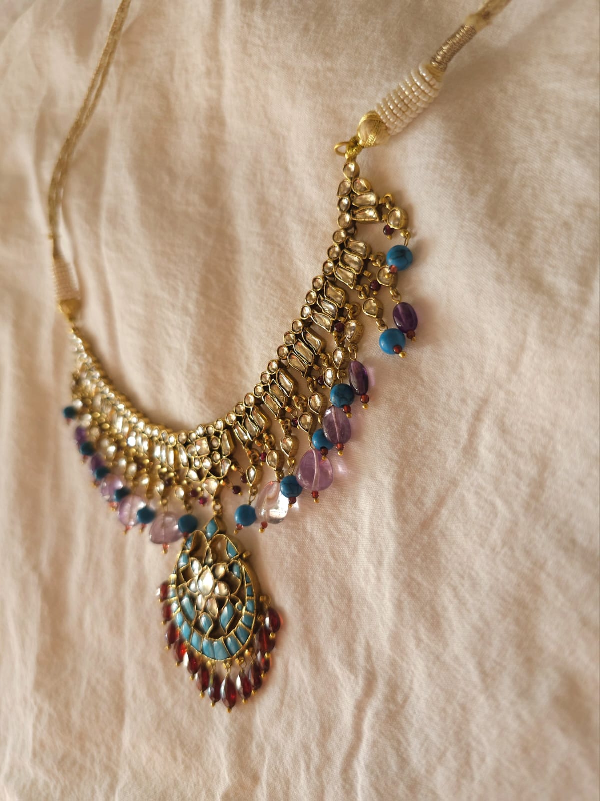 Gopgiri mahal lilac necklace
