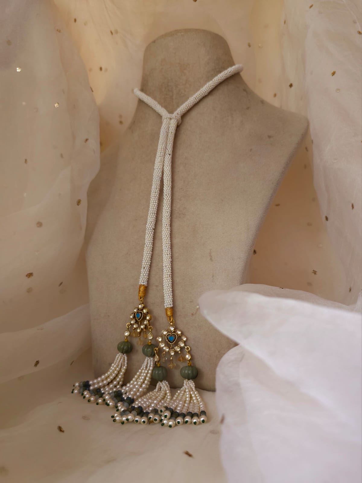 Tiger baby tassel necklace