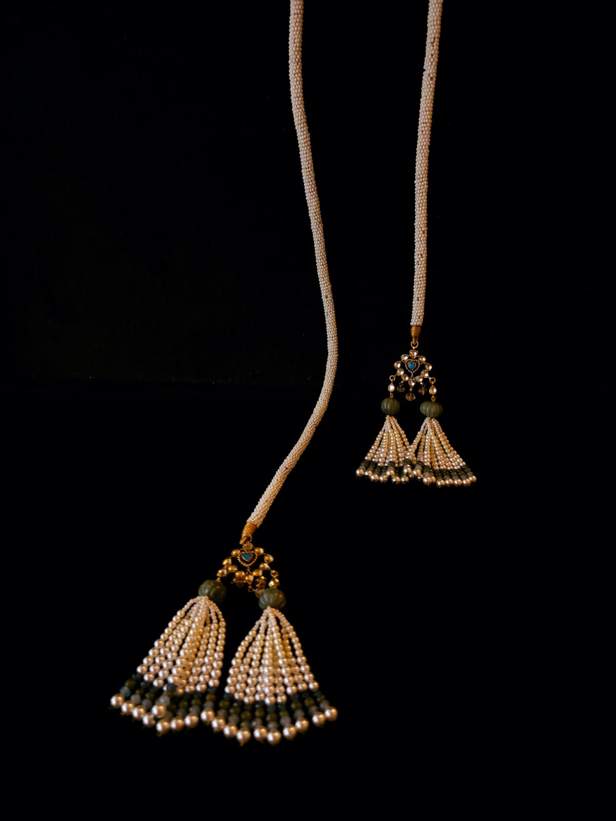 Tiger baby tassel necklace