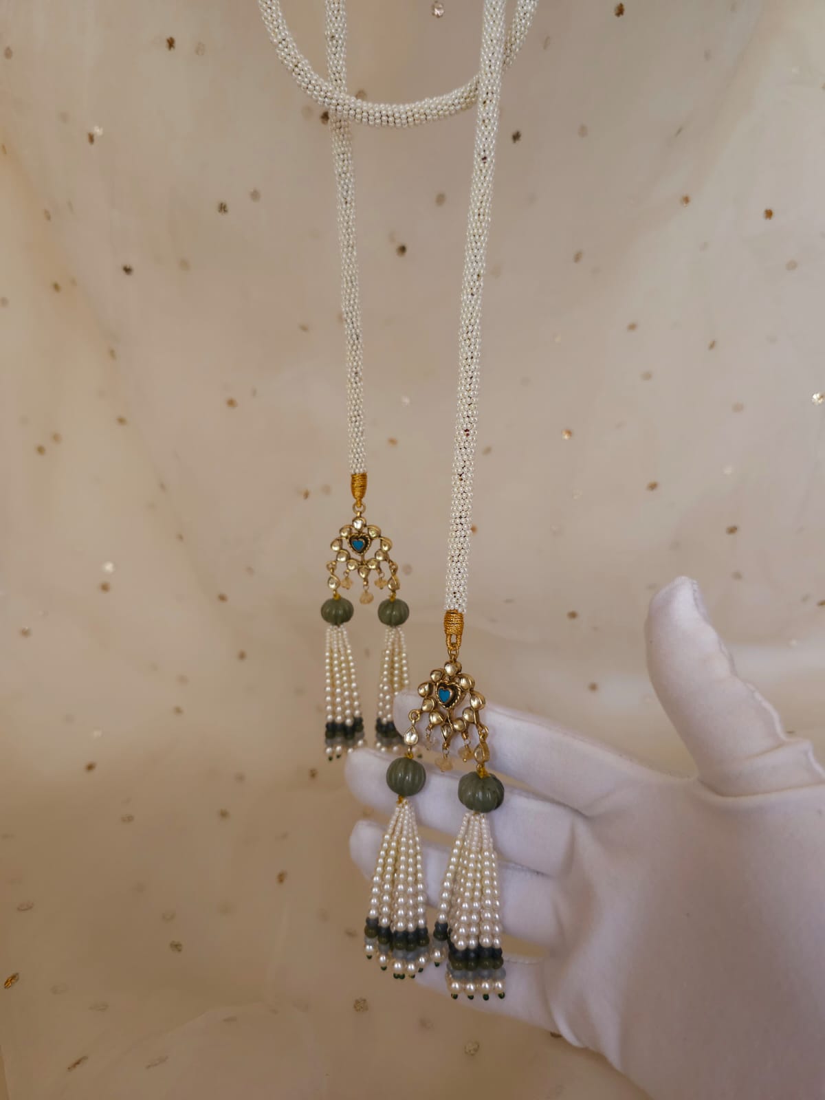 Tiger baby tassel necklace