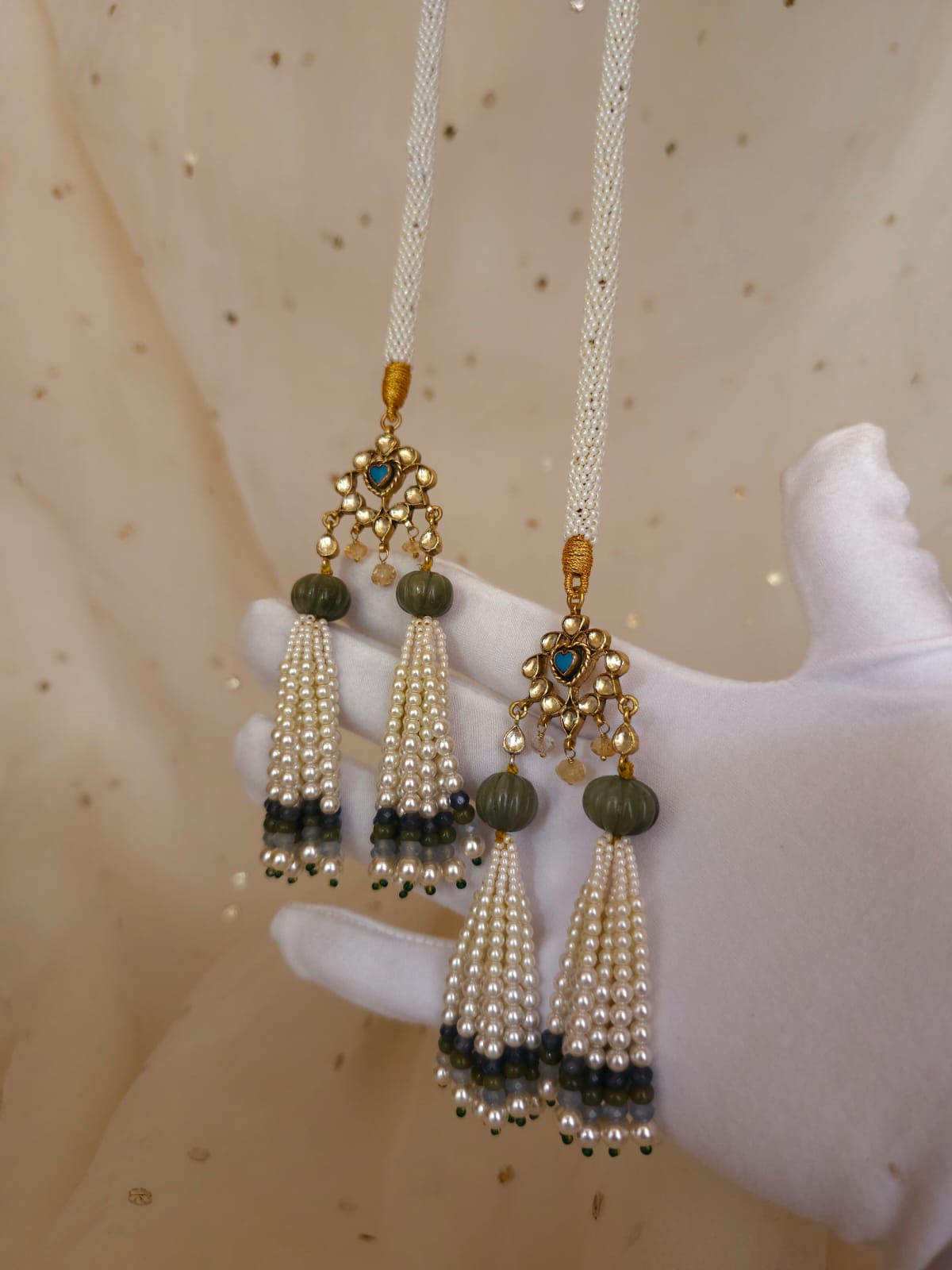 Tiger baby tassel necklace