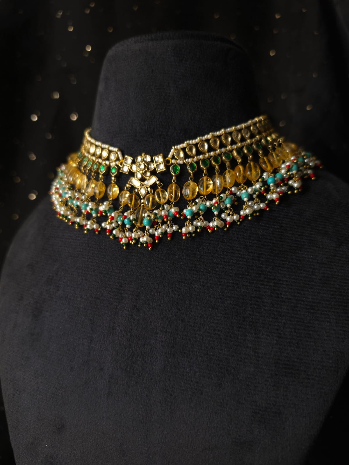 Chandpole choker necklace