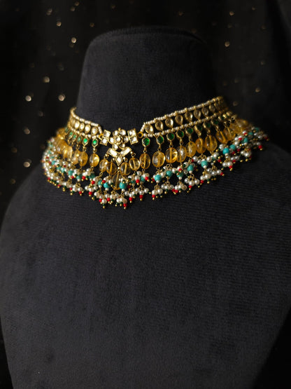 Chandpole choker necklace