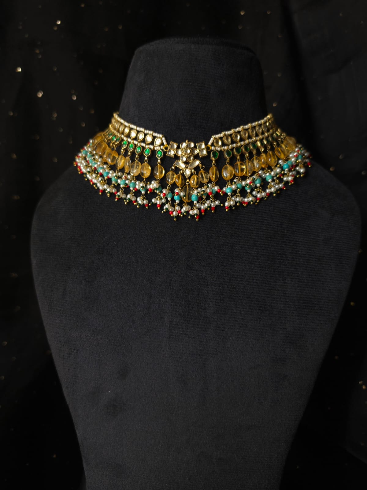 Chandpole choker necklace