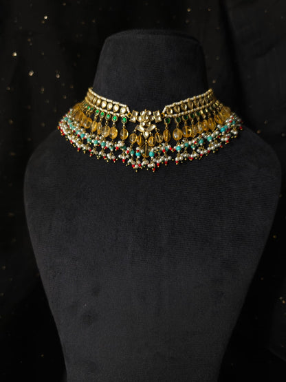 Chandpole choker necklace