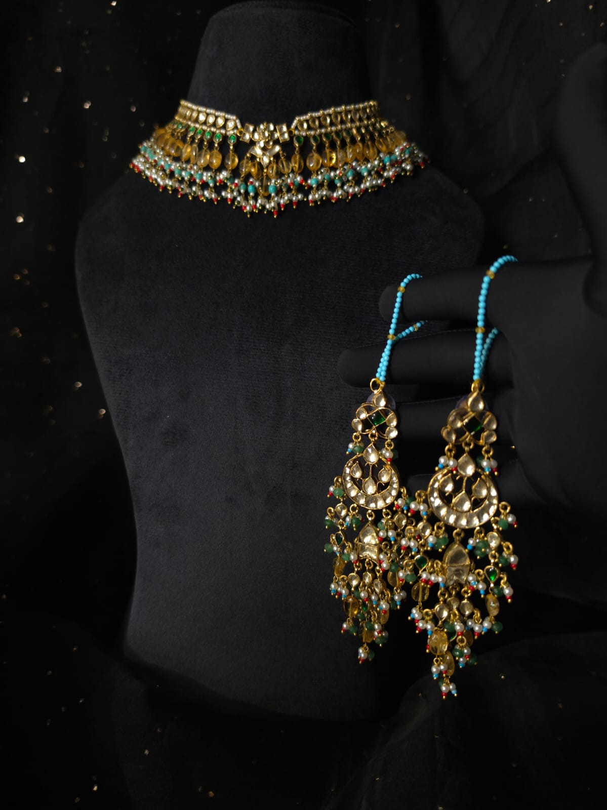 Chandpole choker necklace