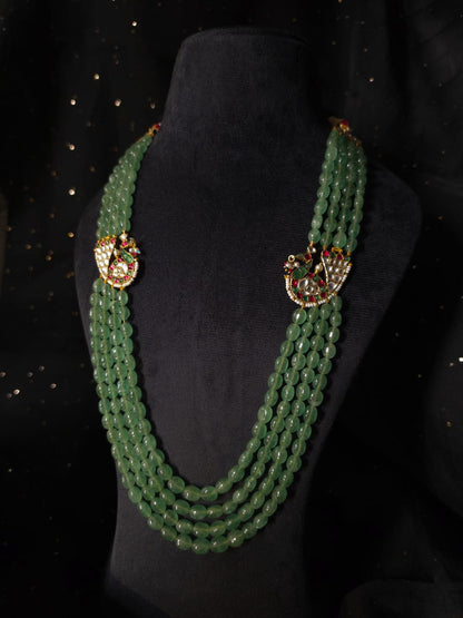 Mahamayur fern necklace
