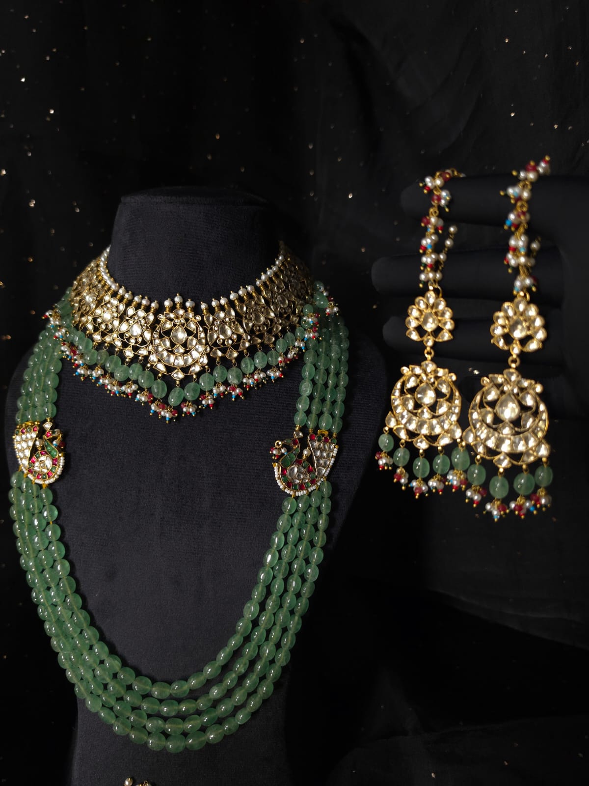 Chandra taal queen necklace set