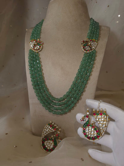 Mahamayur fern ear cuffs