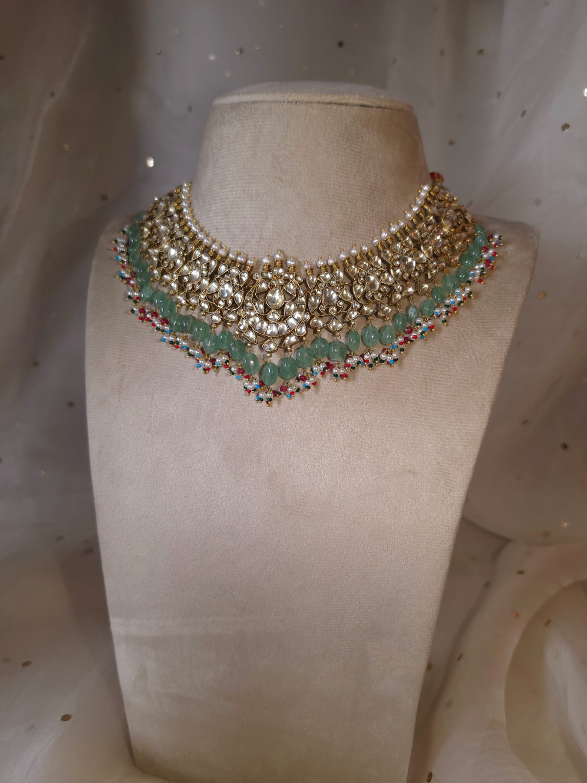 Chandra taal queen necklace set