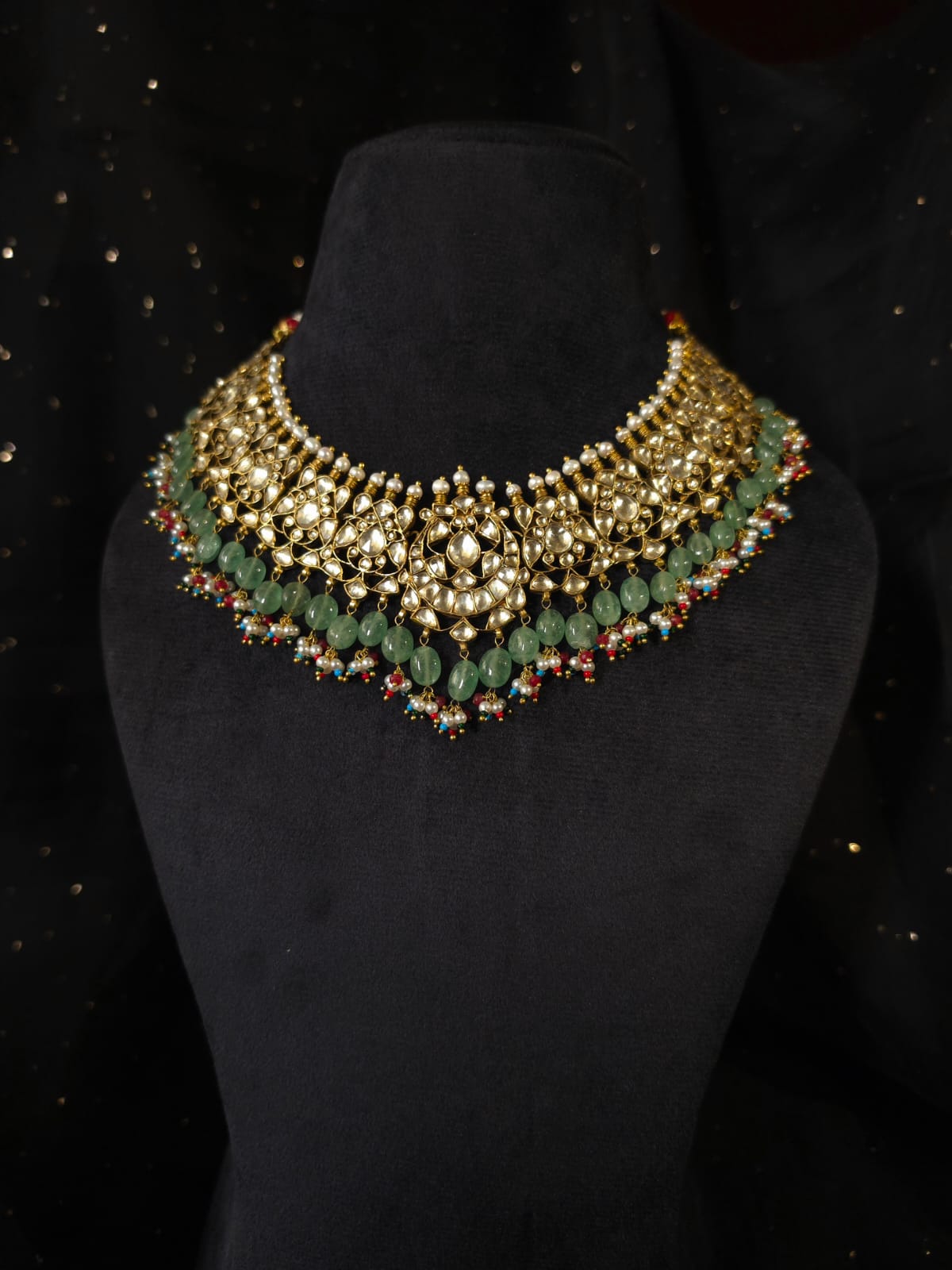 Chandra taal queen necklace set