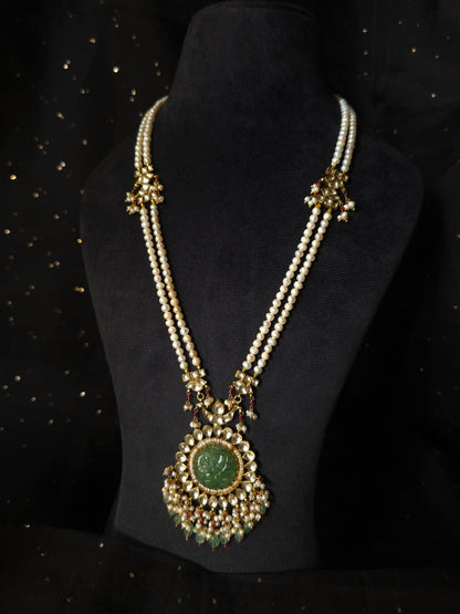 Chandra taal long necklace set