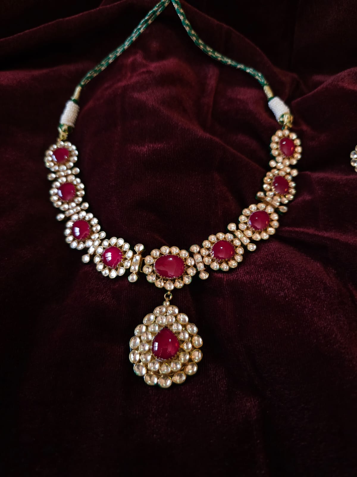 Manik-maya queen necklace set
