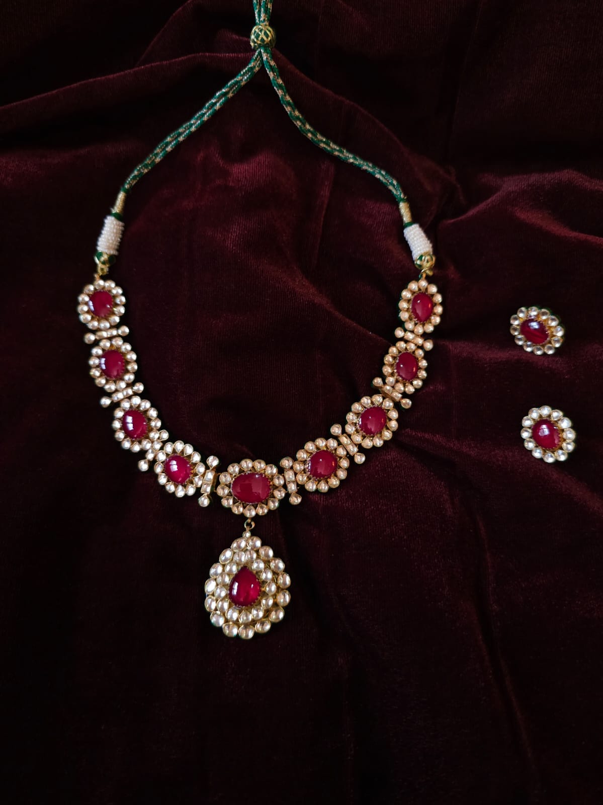 Manik-maya queen necklace set