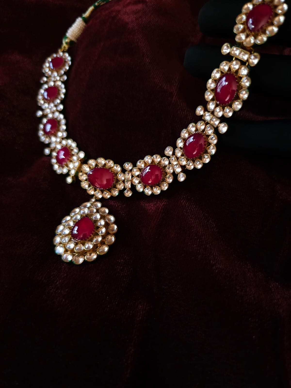Manik-maya queen necklace set