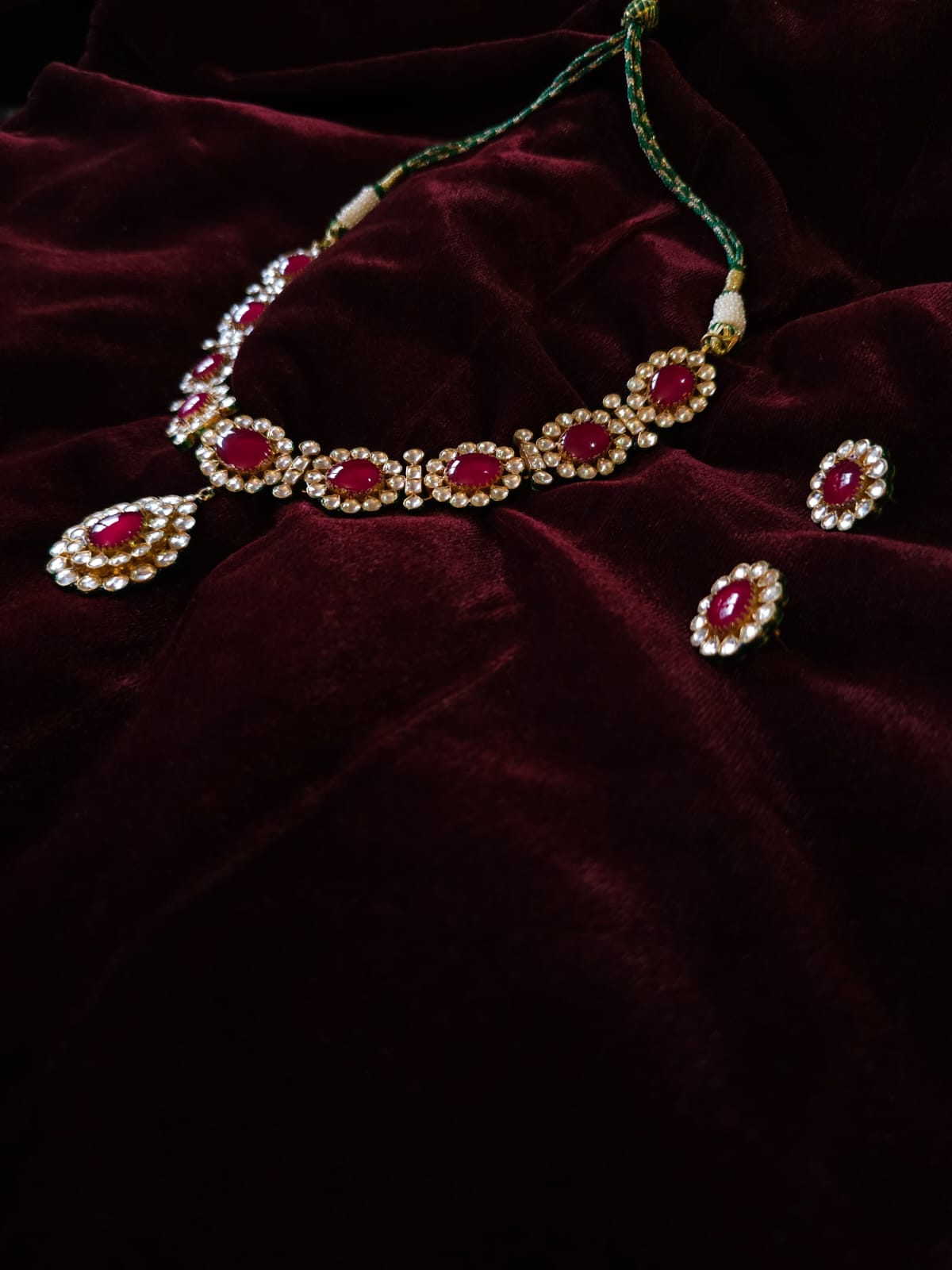 Manik-maya queen necklace set