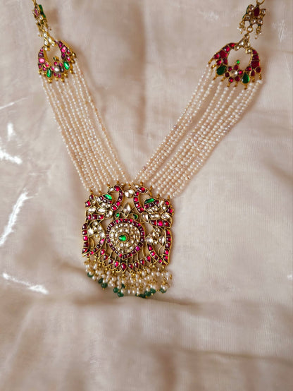 Pushkara queen necklace set