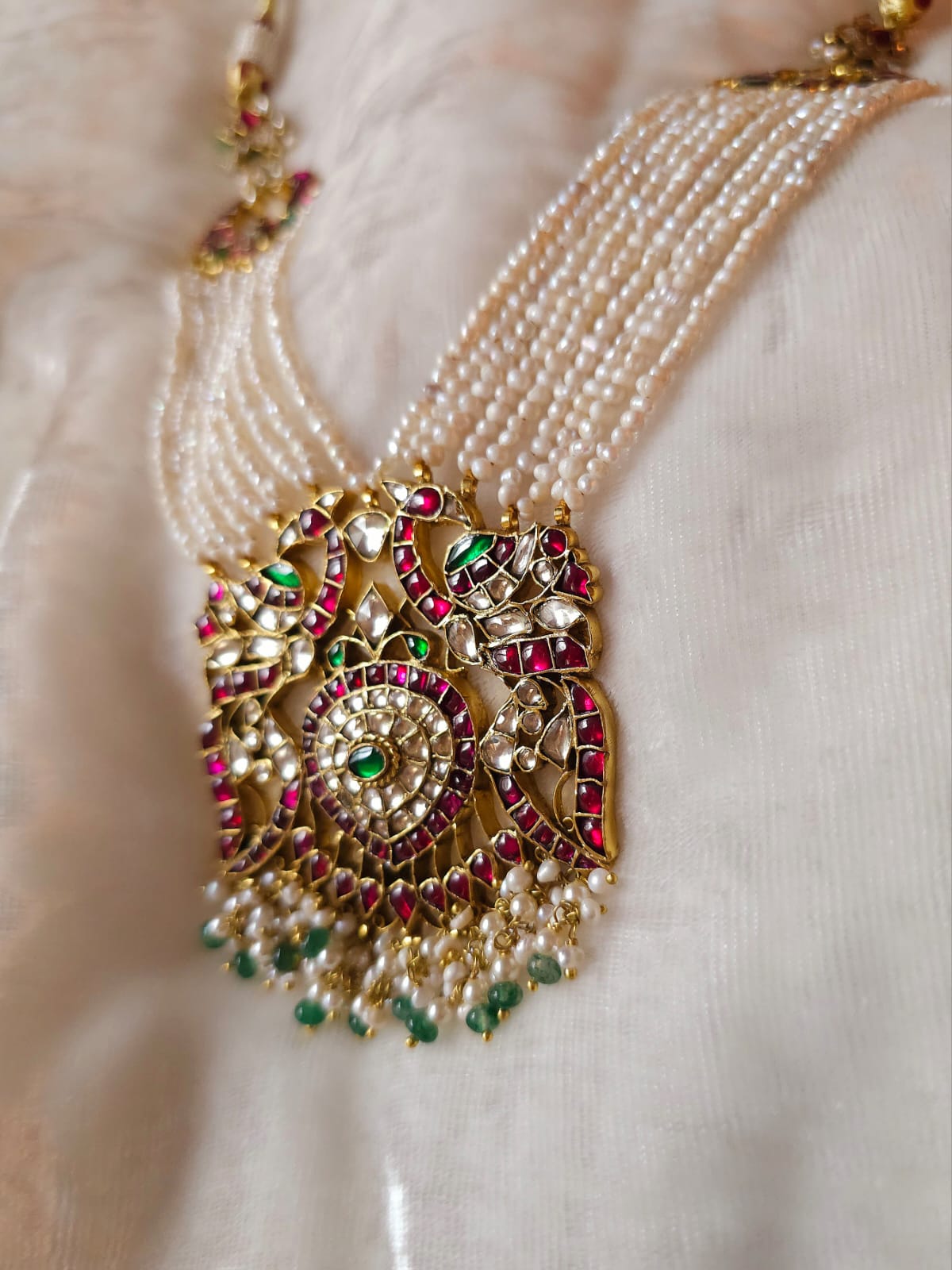 Pushkara queen necklace set
