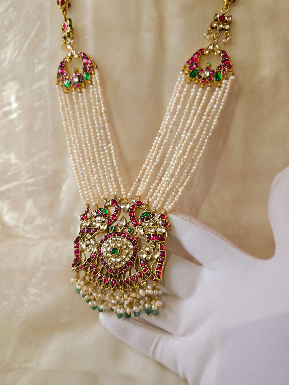 Pushkara queen necklace set