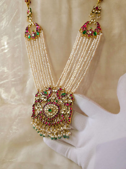 Pushkara queen necklace set