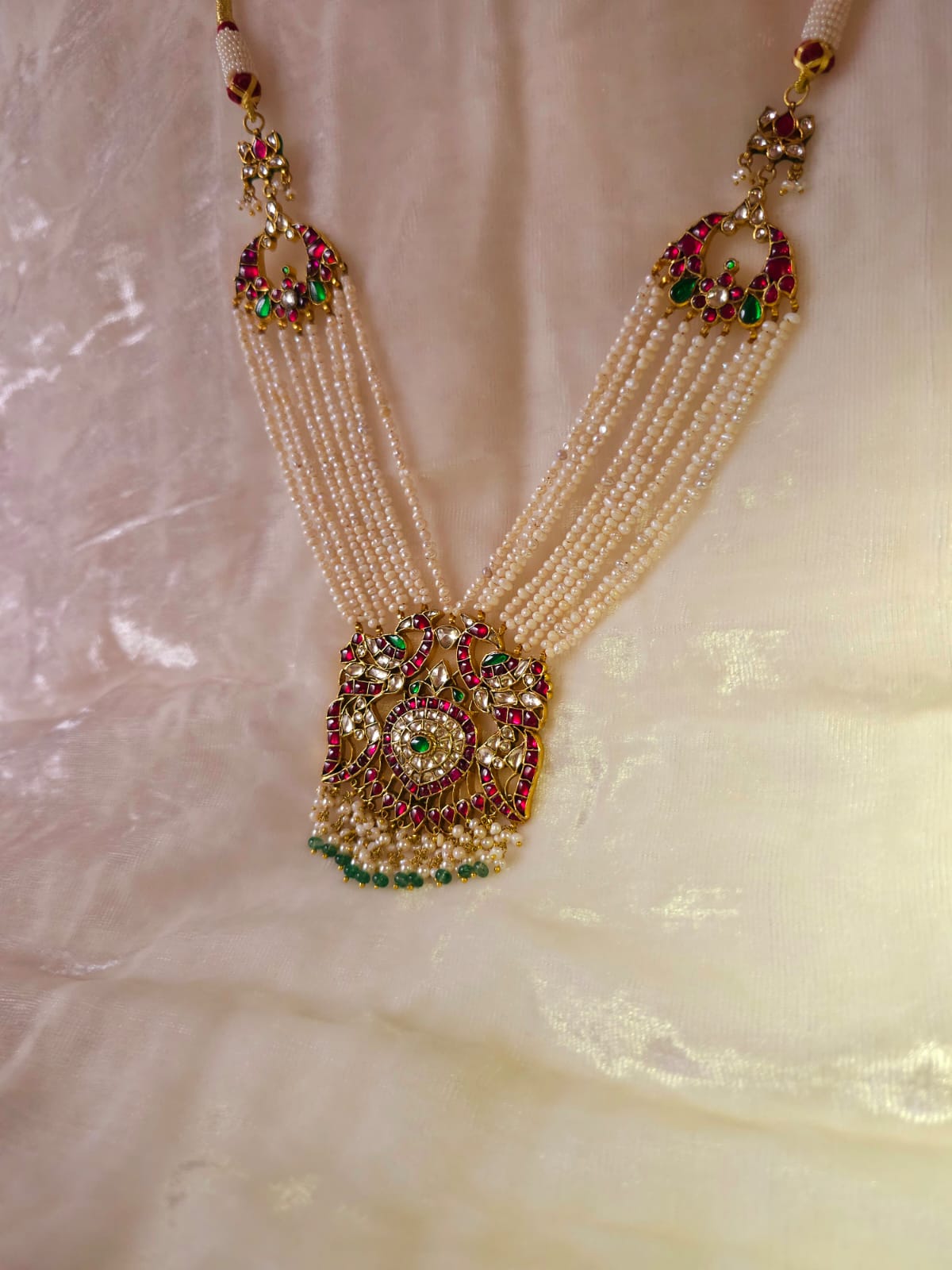 Pushkara queen necklace set