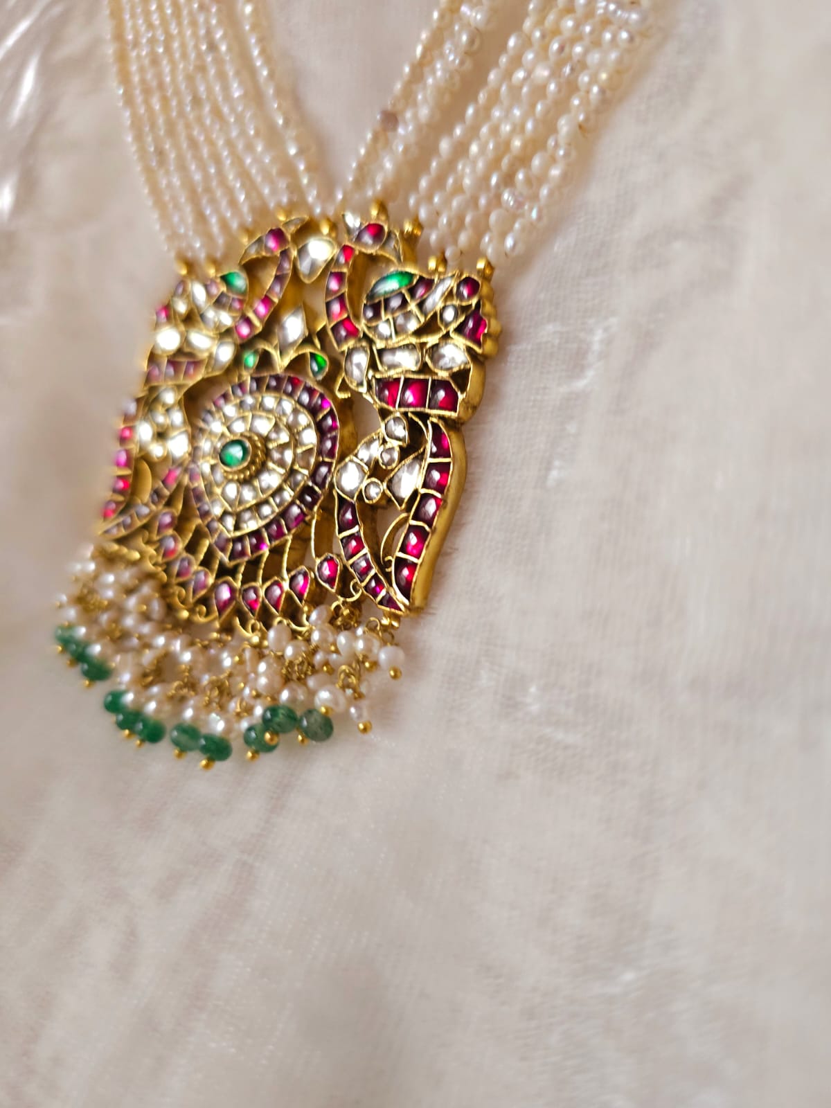 Pushkara queen necklace set