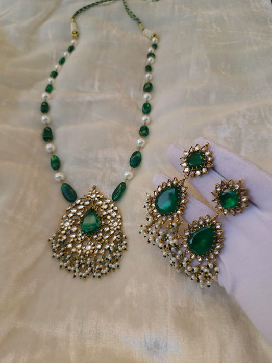 Sawai shikhar long necklace set