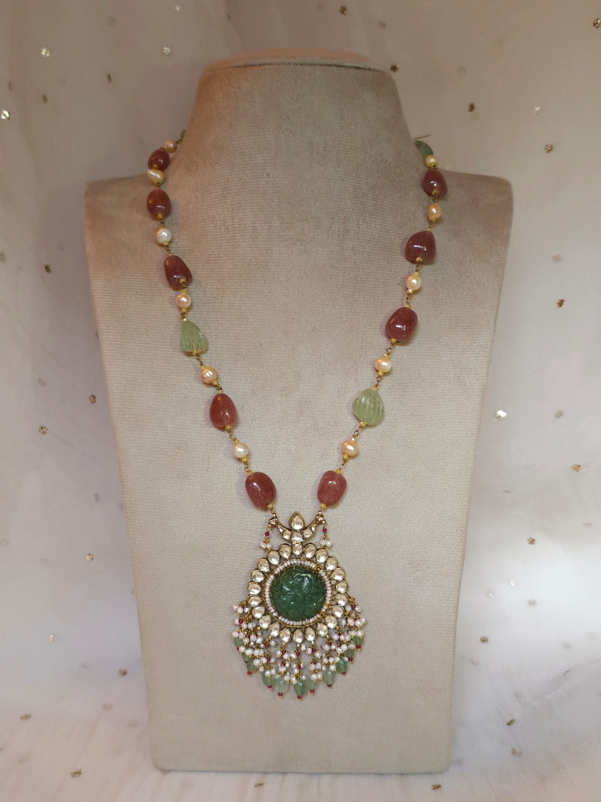 Nathdwara haveli long necklace set