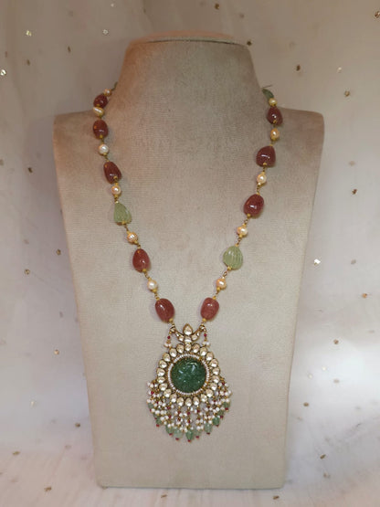 Nathdwara haveli long necklace set